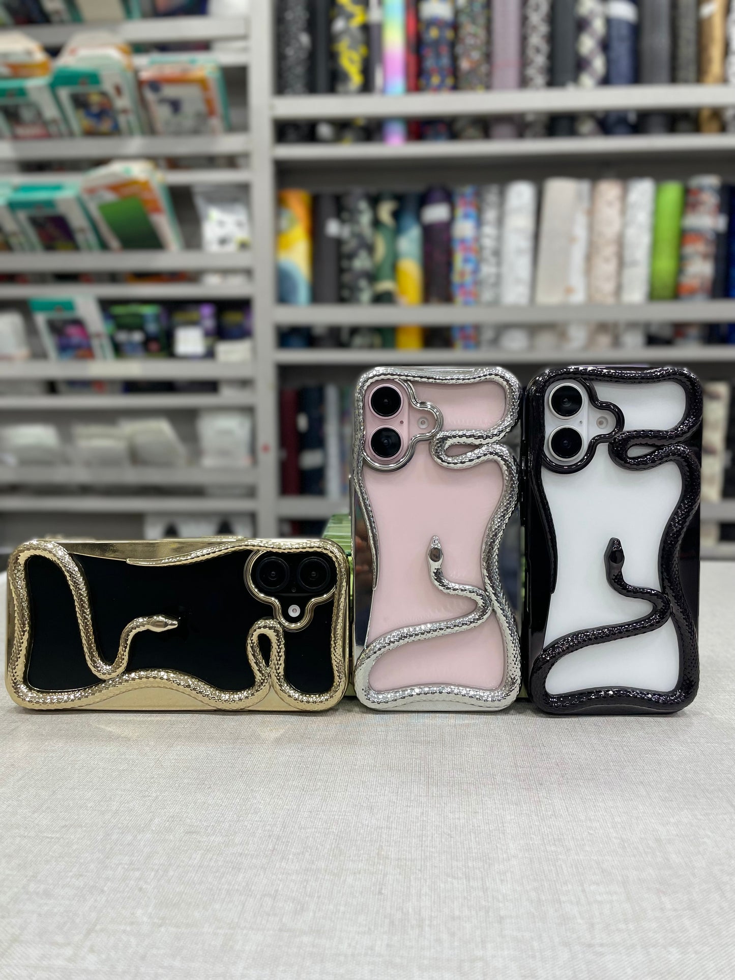 Fancy Snake Designer Soft Silicone Case for iPhone