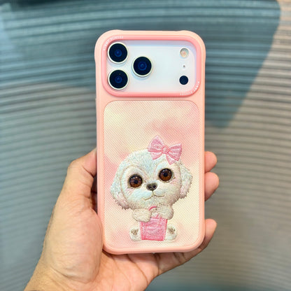 StitchPals Embroidered iPhone 17 Pro Case