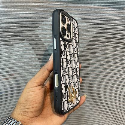 LogoLuxe Leather iPhone Case