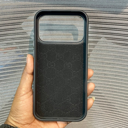 LogoLuxe Leather iPhone 17 Series Case