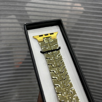 Golden Elite Stainless Steel iWatch Strap