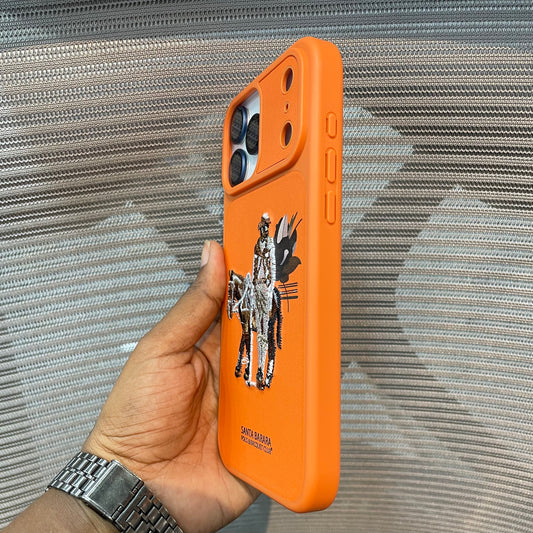 EmbroVault Luxe iPhone Case