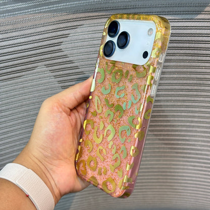 CheetahGlow Glitter iPhone Case