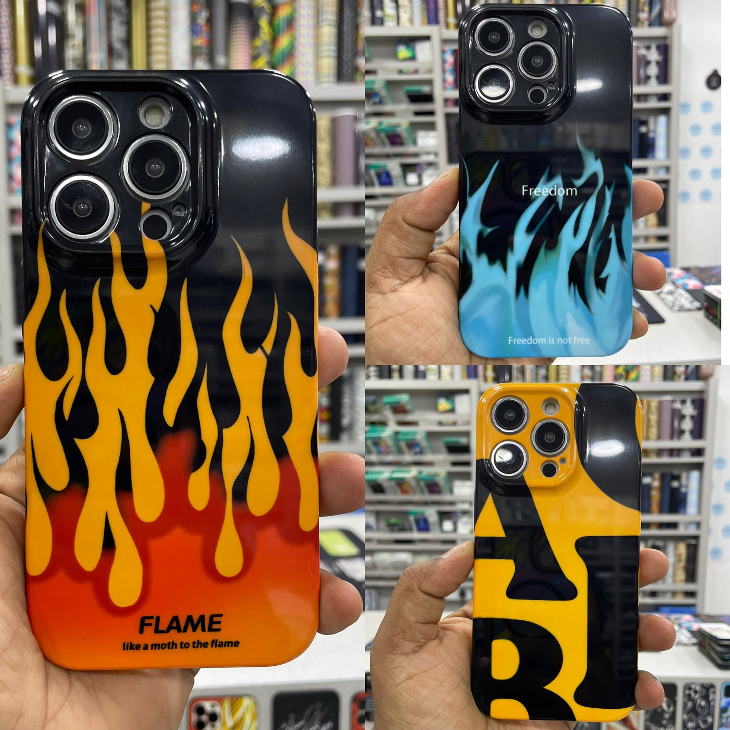 Printed Glossy Hard Case For iPhone