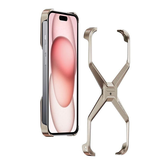 X Shaped Metal Bumper Case for iPhone