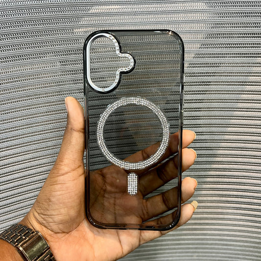 Tinted Black Diamond MagSafe iPhone 17 Case