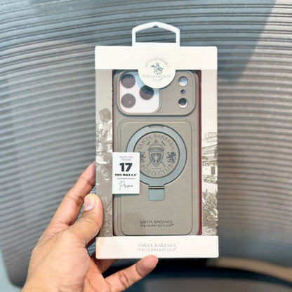 AristoStand MagSafe Leather Polo iPhone 17 Pro Max Case