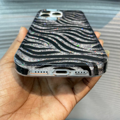 ZebraLuxe Glitter iPhone 17 Case