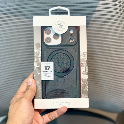 AristoStand MagSafe Leather Polo iPhone 17 Pro Max Case