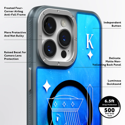 Card Designed Radium Magsafe Case for iPhone 15 Series