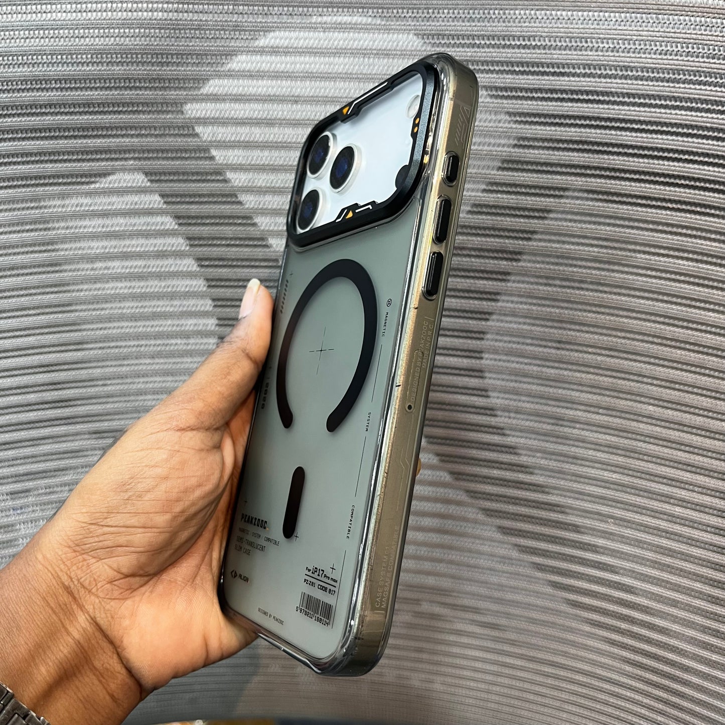 Neuron Translucent Armor 18 Pro Max  Case