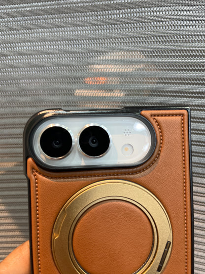 Leather stand iPhone Duo case