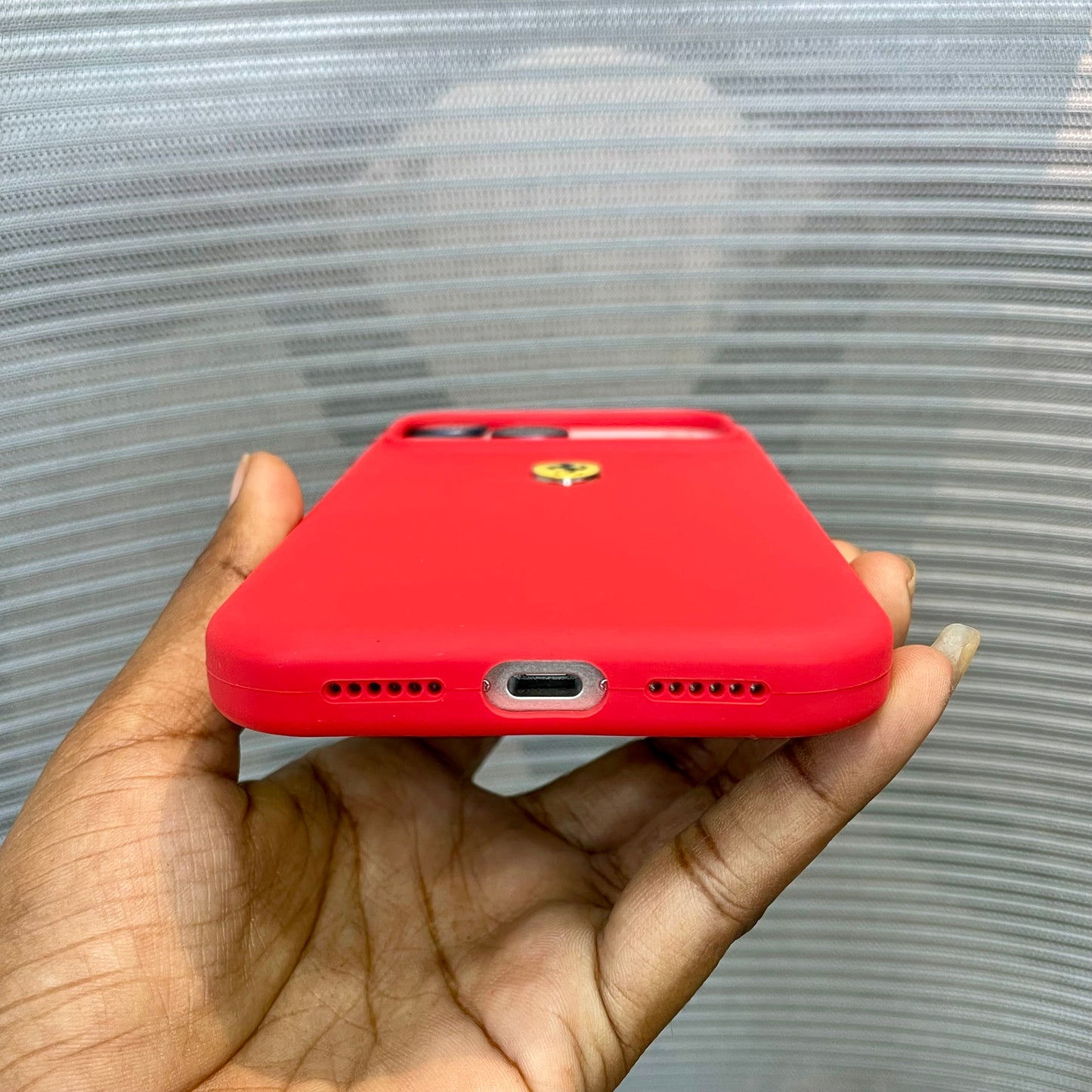 RedPrancing Horse Silicone iPhone 17 Pro Case