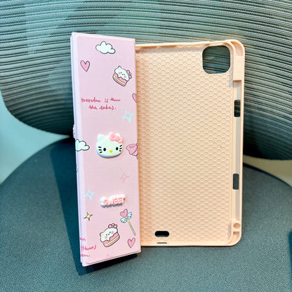 Kitty - 3D Cartoon Printed iPad Case