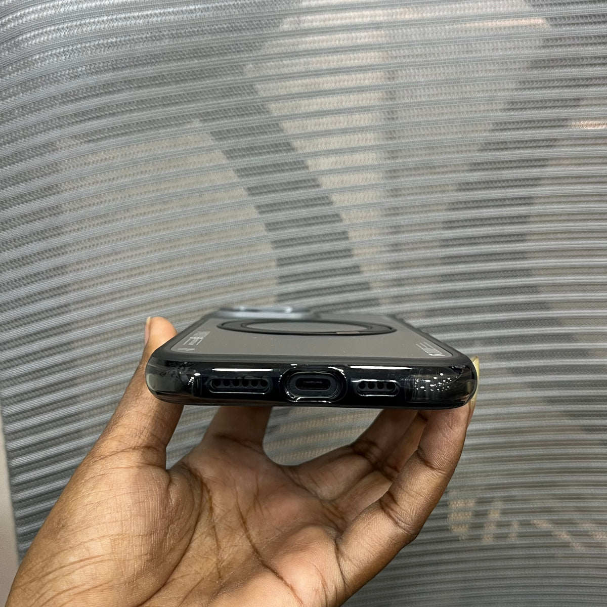 Premium AirBag Anti-Collision Metal Stand iPhone Case