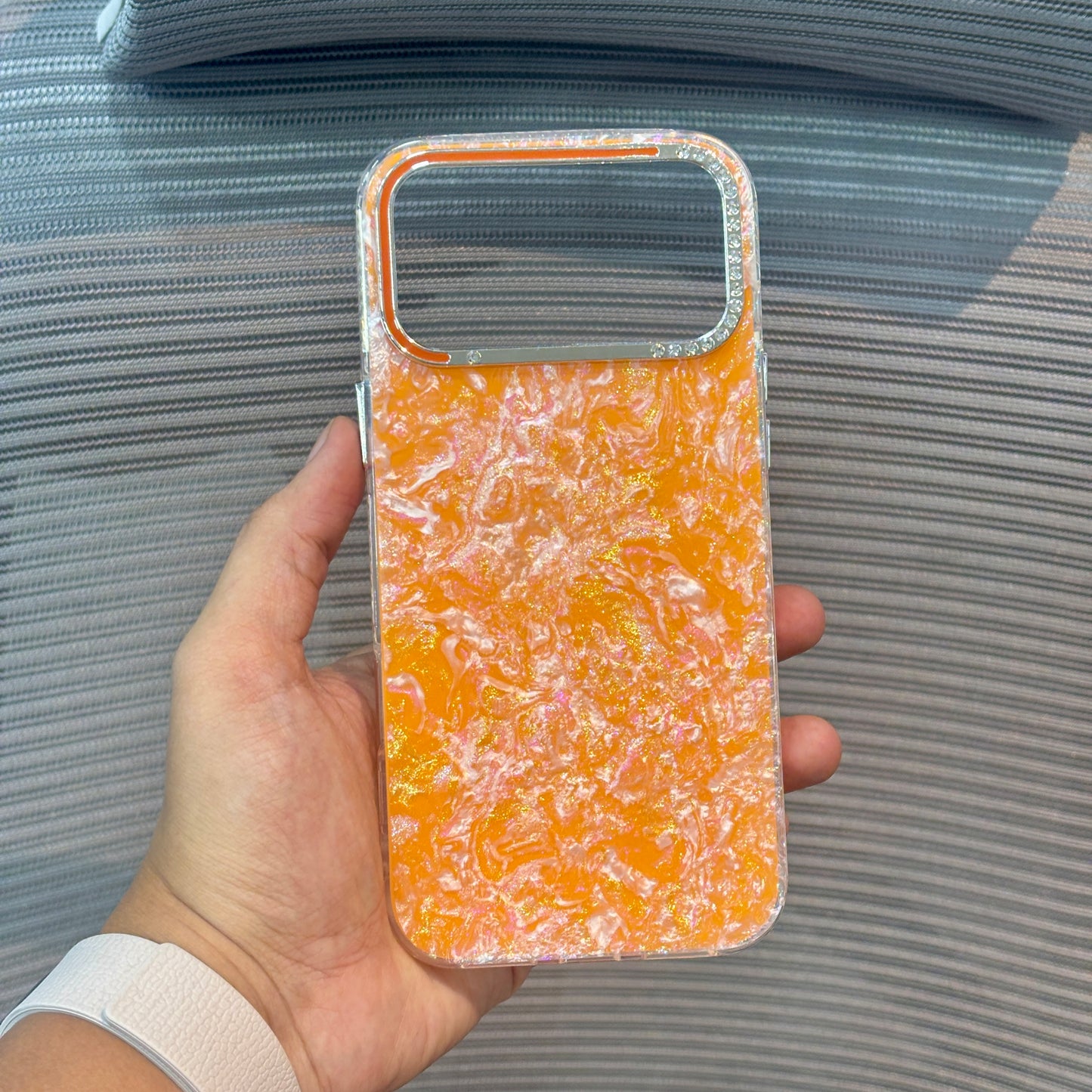 MarbleMuse Glitter iPhone Case