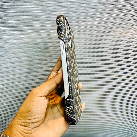Luxe Printed Inner Fur iPhone 16 Pro Max Case