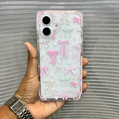 Glitter Bow Printed iPhone 17  Case