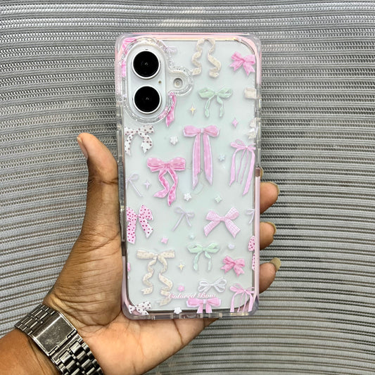 Glitter Bow Printed iPhone 17  Case