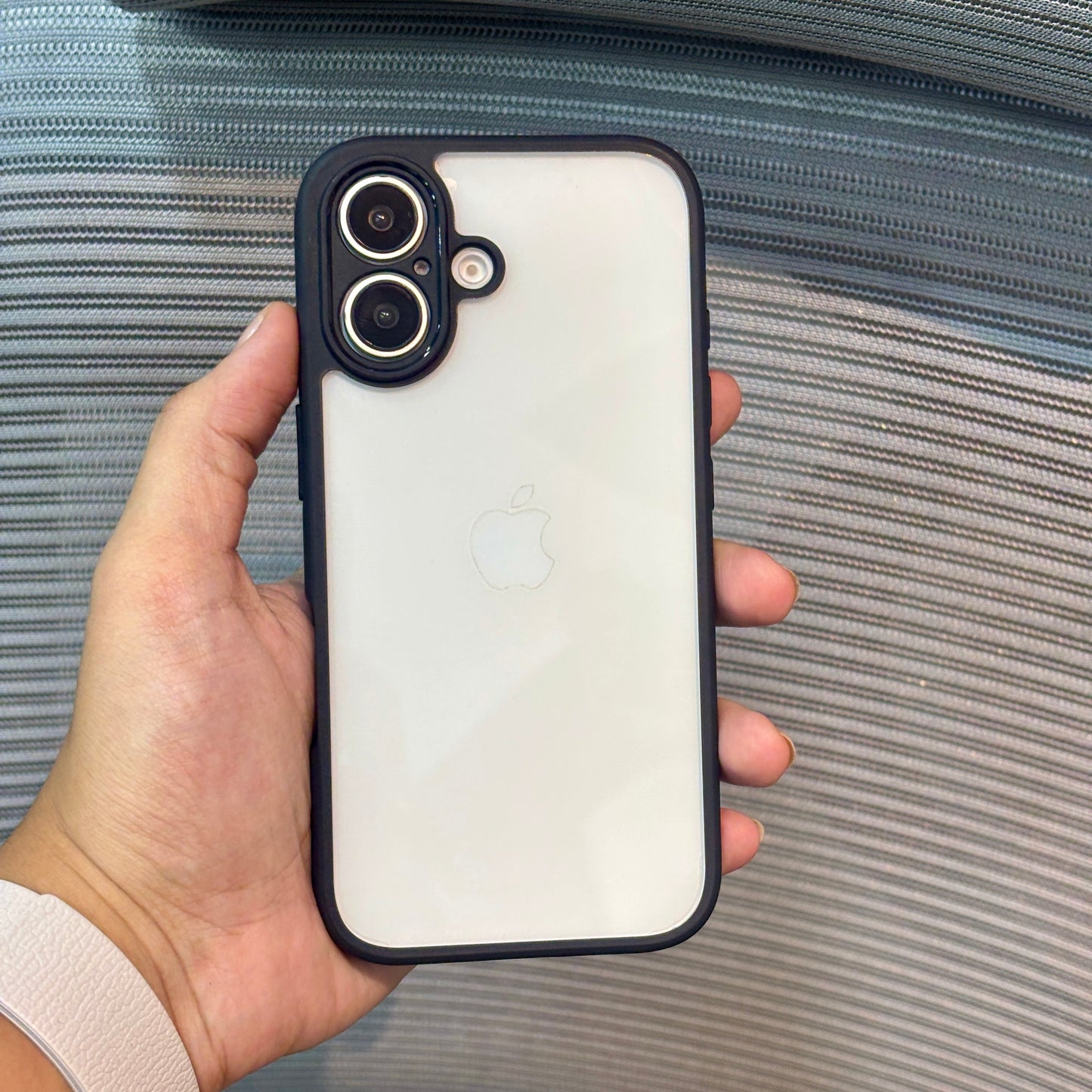 ClearGuard Black Border iPhone Case