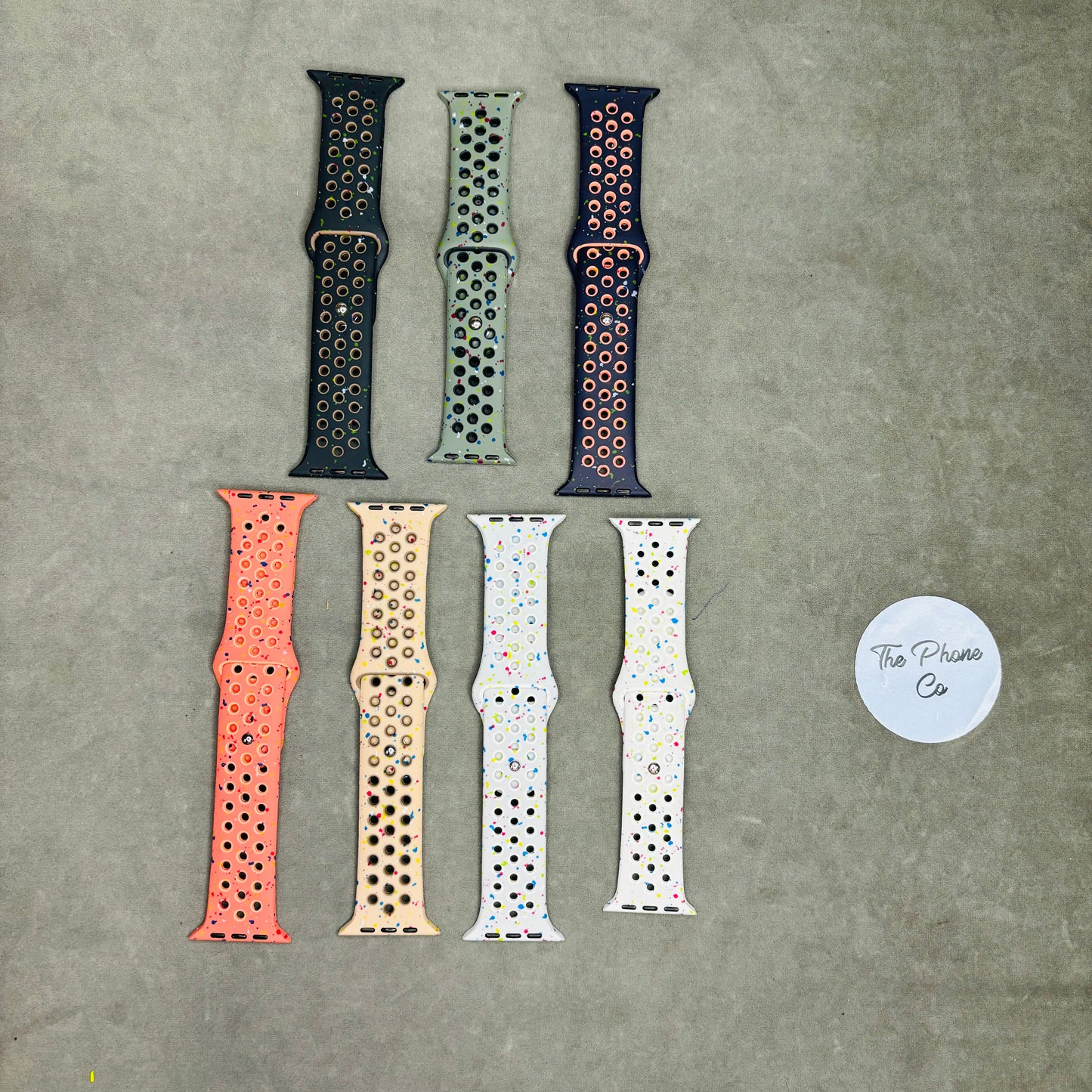 Silicone Sports Apple Watch Strap for 38 / 40 / 41 / 42 / 44 / 45 / 49 mm