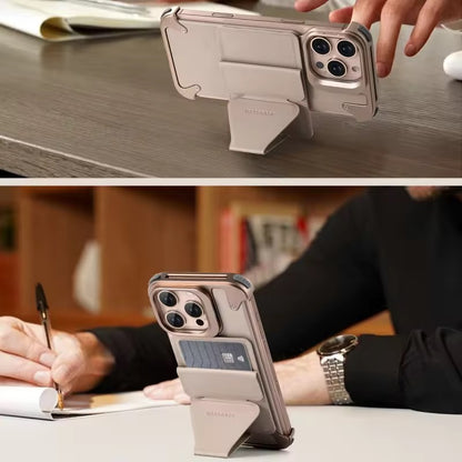 All-in-One - Leather & Metal MagSafe iPhone Case