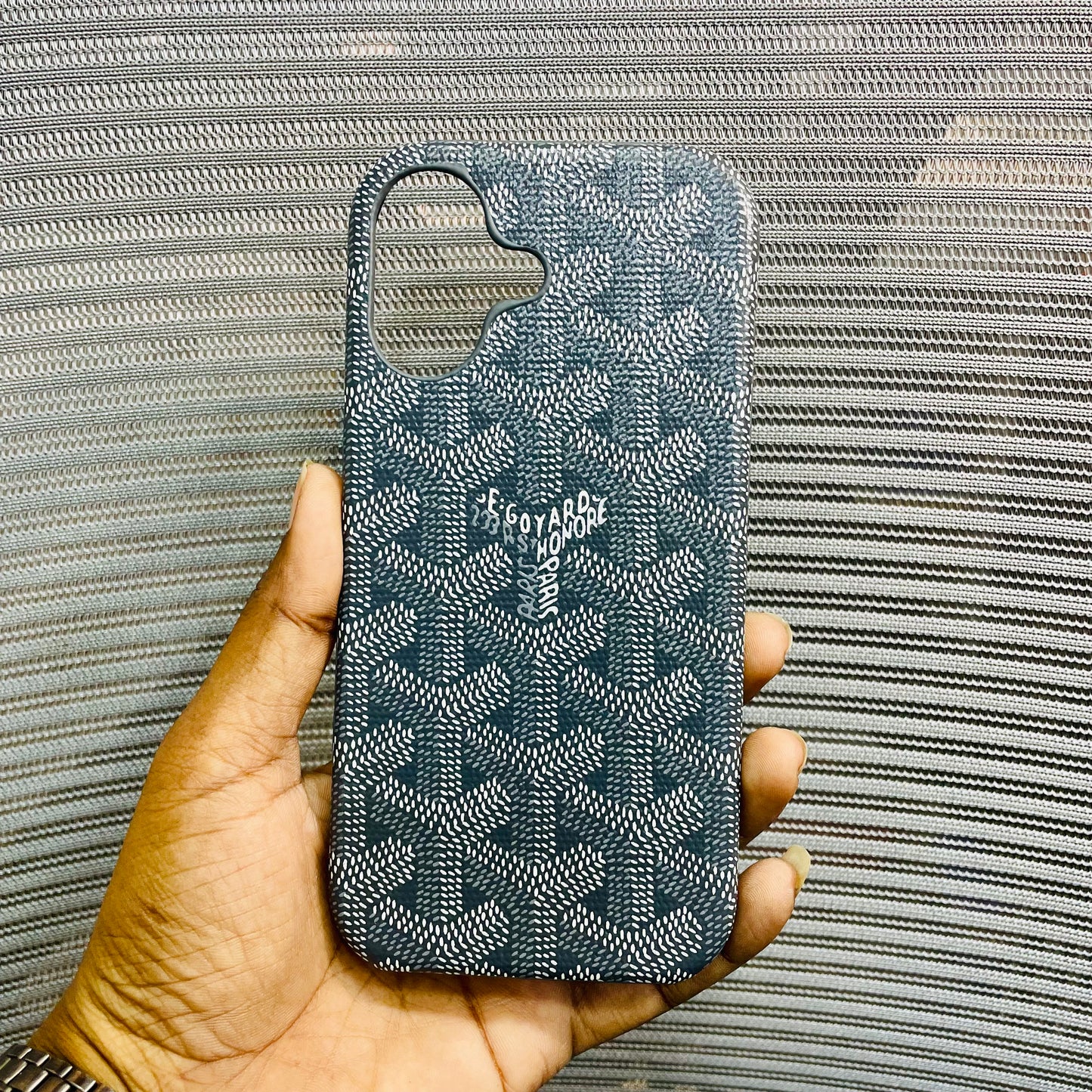 Luxe Printed Inner Fur iPhone 17 Case
