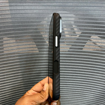 Carbon Fiber Twill Wave Embossed iPhone Case