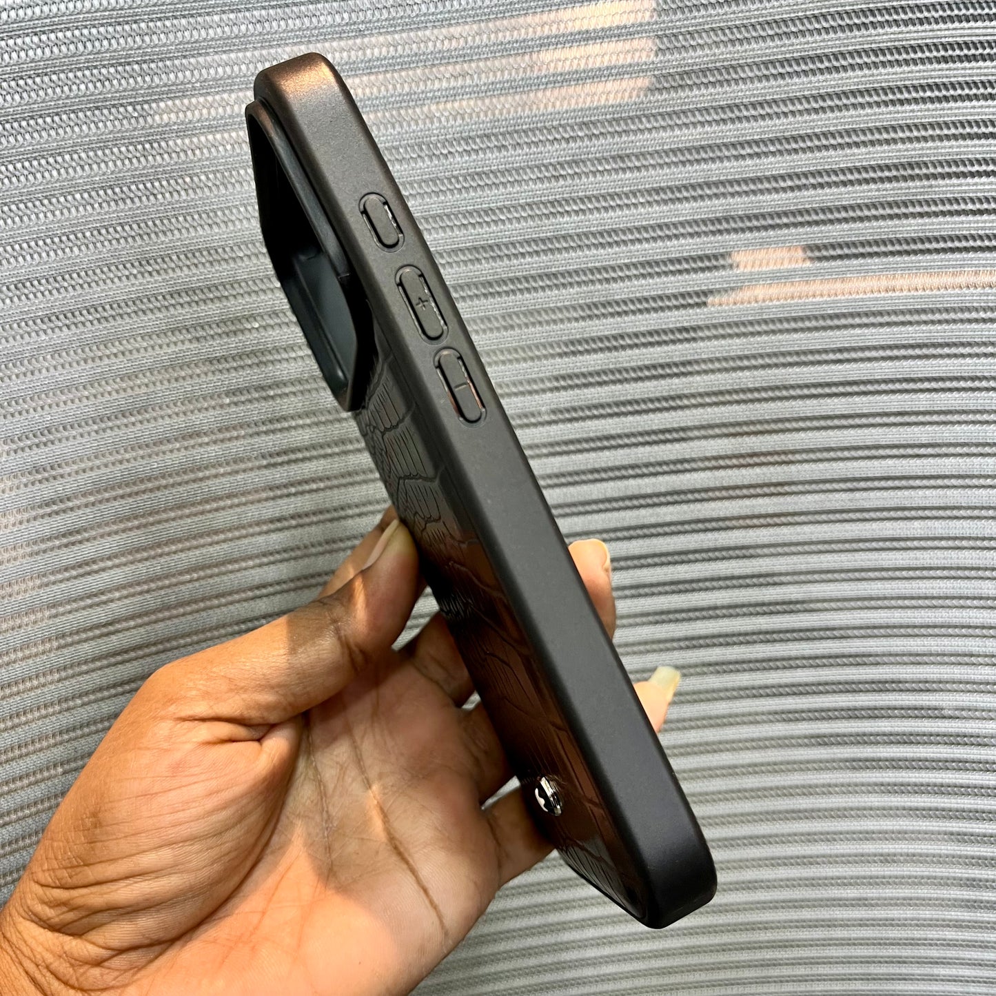 Emboss Luxe Leather iPhone 17 Pro Case