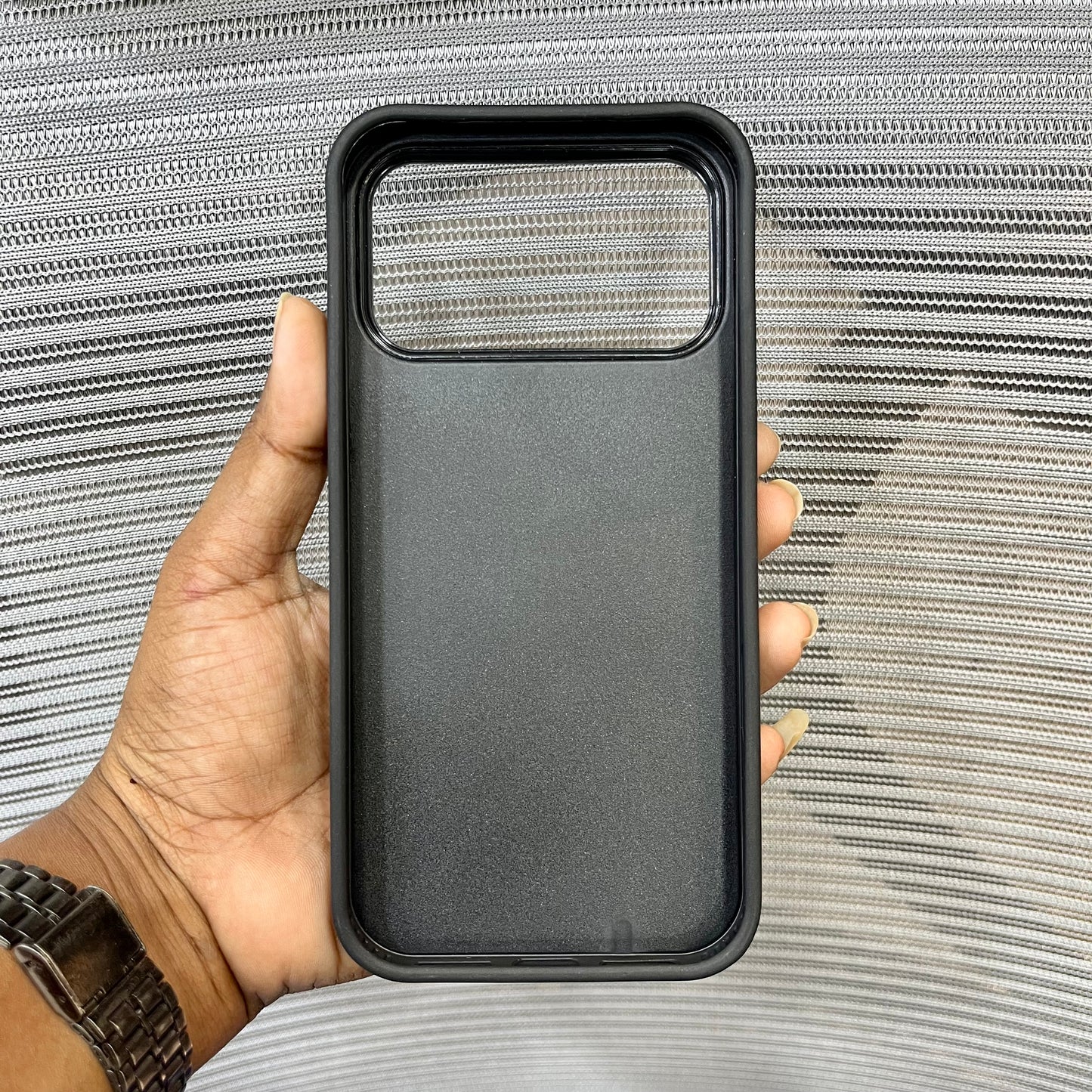 Web Eye Silver Mirror Print iPhone 17 Pro Case