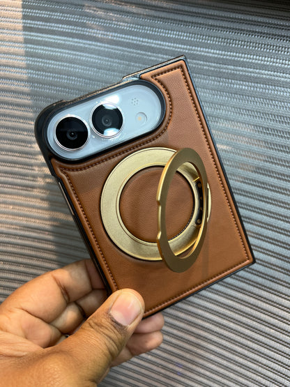Leather stand iPhone Duo case