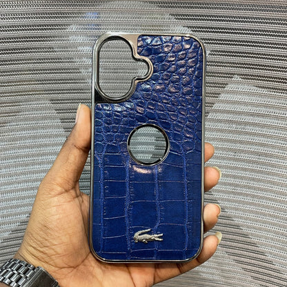 Leather Logo iPhone 17 Case