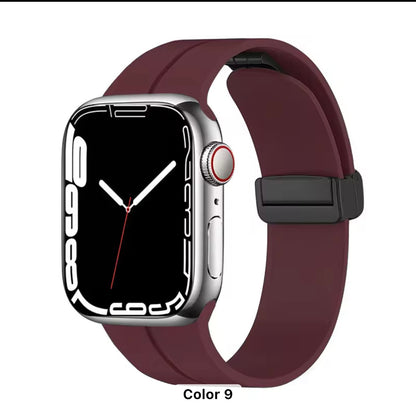 Silicone Magnetic Apple Watch Strap