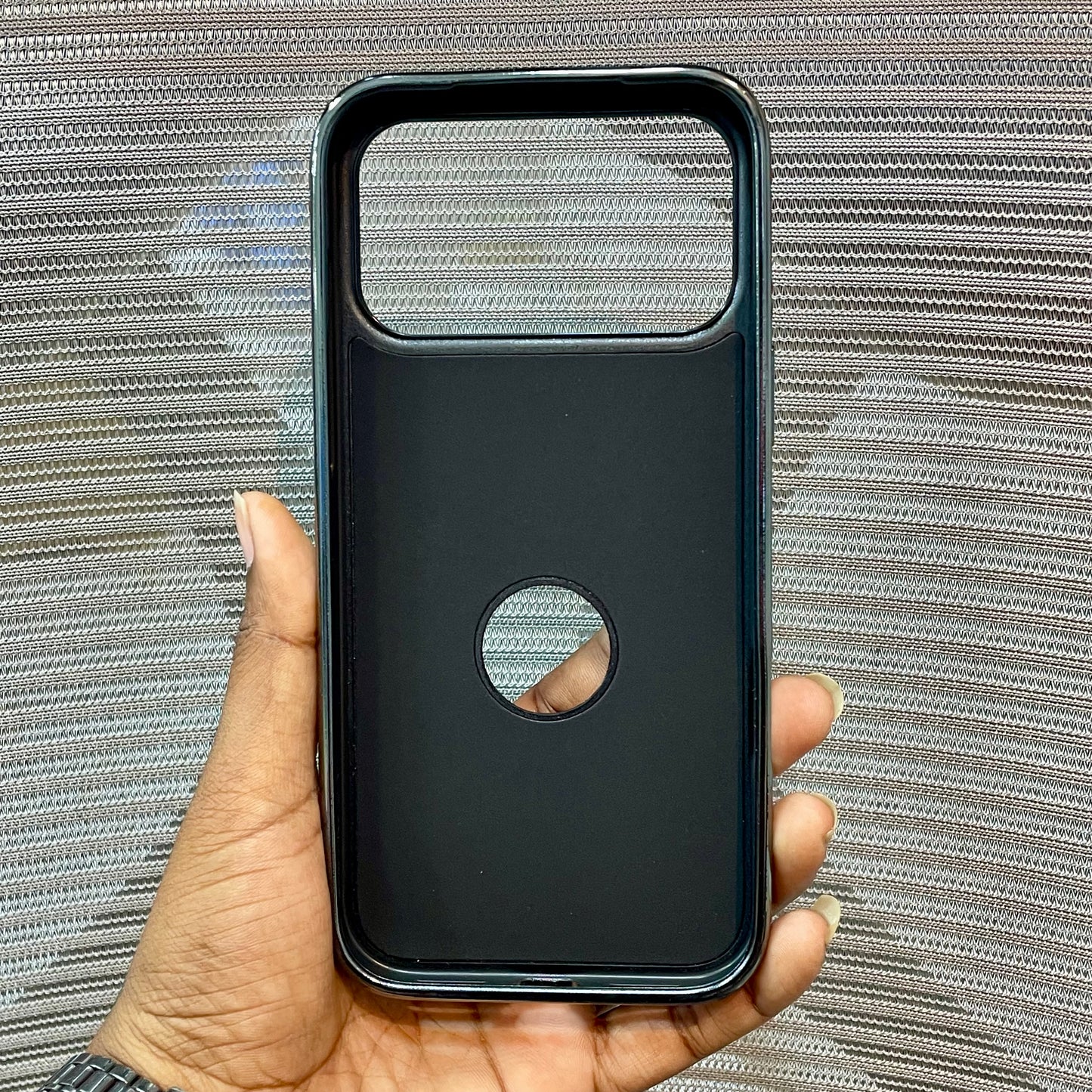 Leather Logo iPhone 17 Pro Max Case
