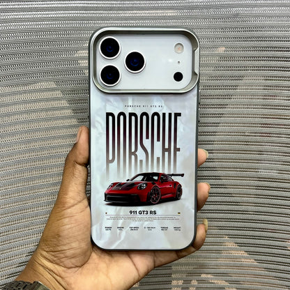 Glossy Car Print Protective iPhone 17 Series Case