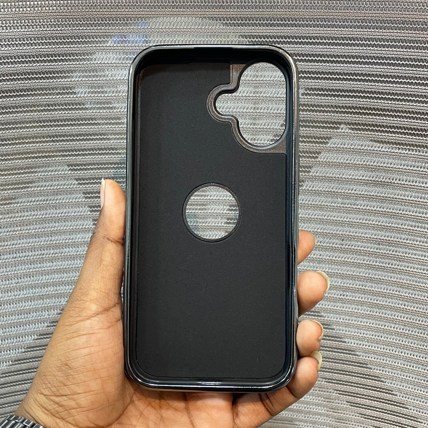 Leather Logo iPhone 17 Case