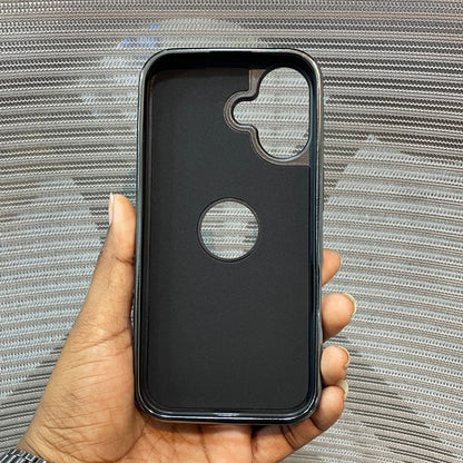 Leather Logo iPhone 17 Case