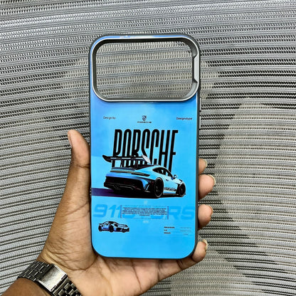 Glossy Car Print Protective iPhone 17 Series Case