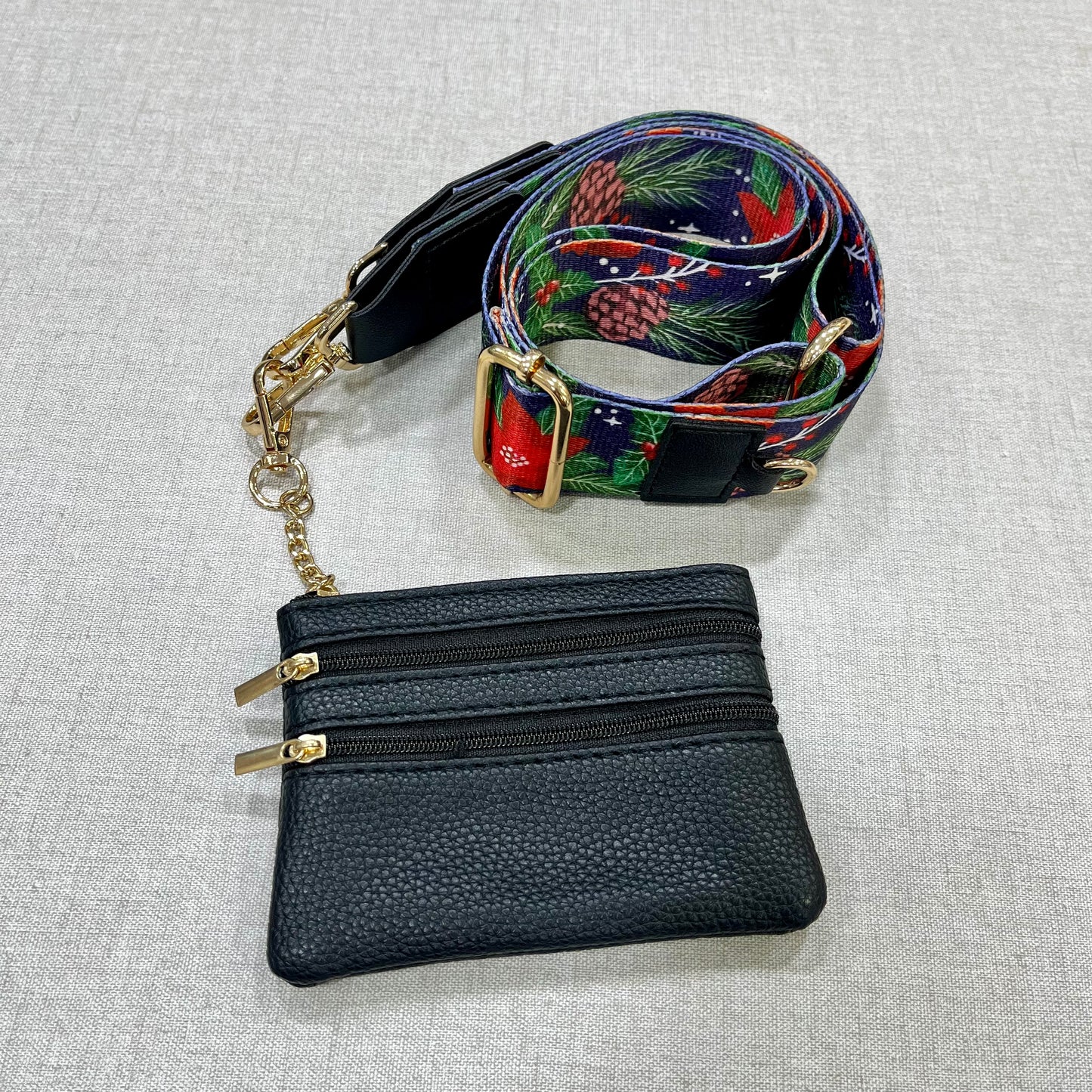Premium Crossbody Leather Wallet