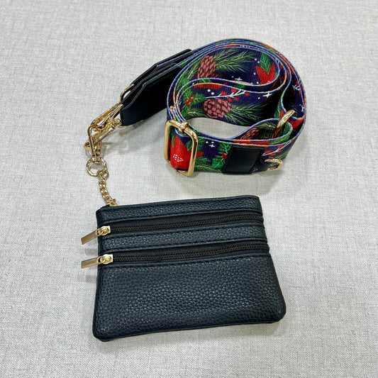 Premium Crossbody Leather Wallet