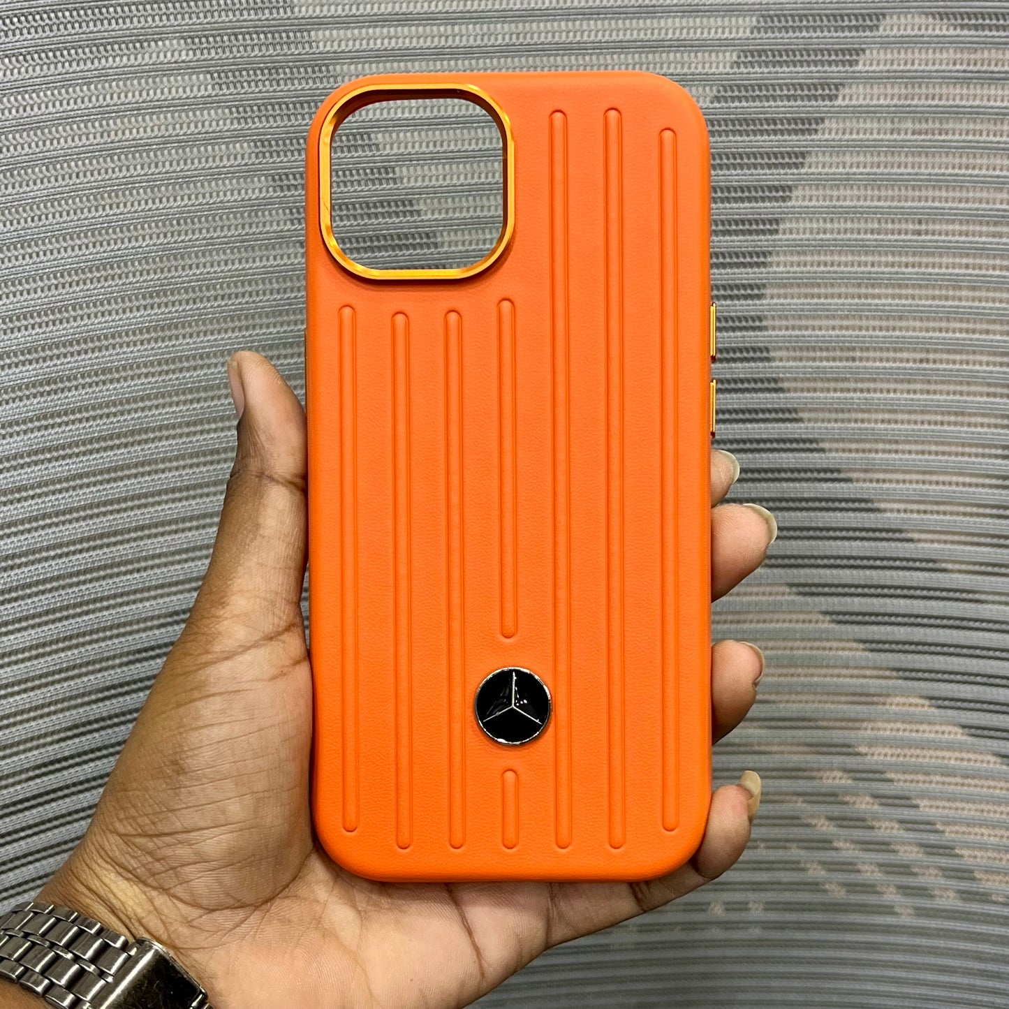 Signature Car Logo iPhone 15 Case- Bens