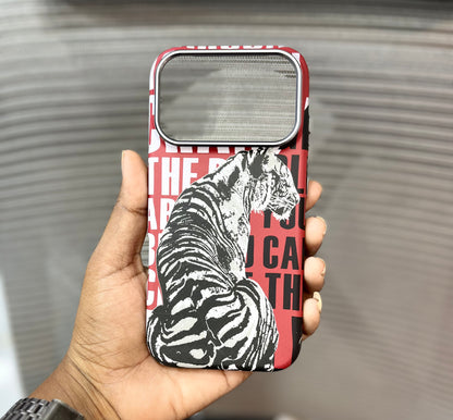 Embossed Cheetah Print MagSafe iPhone 17 Pro Case