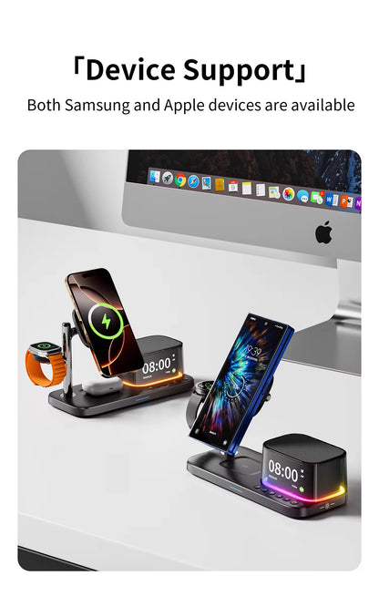 AuraDock 5-in-1 Wireless Charging Station