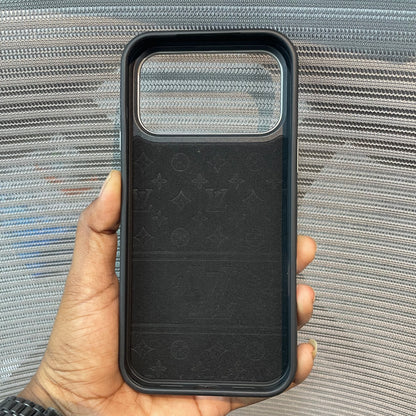 LogoLuxe Leather iPhone 17 Series Case