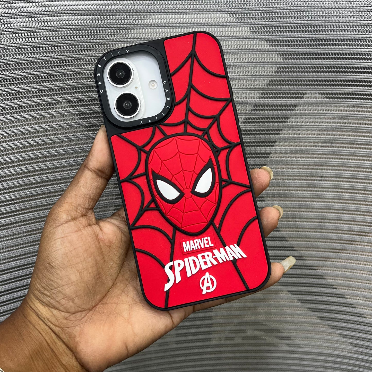 Premium 3D Embossed Printed iPhone 16 Case