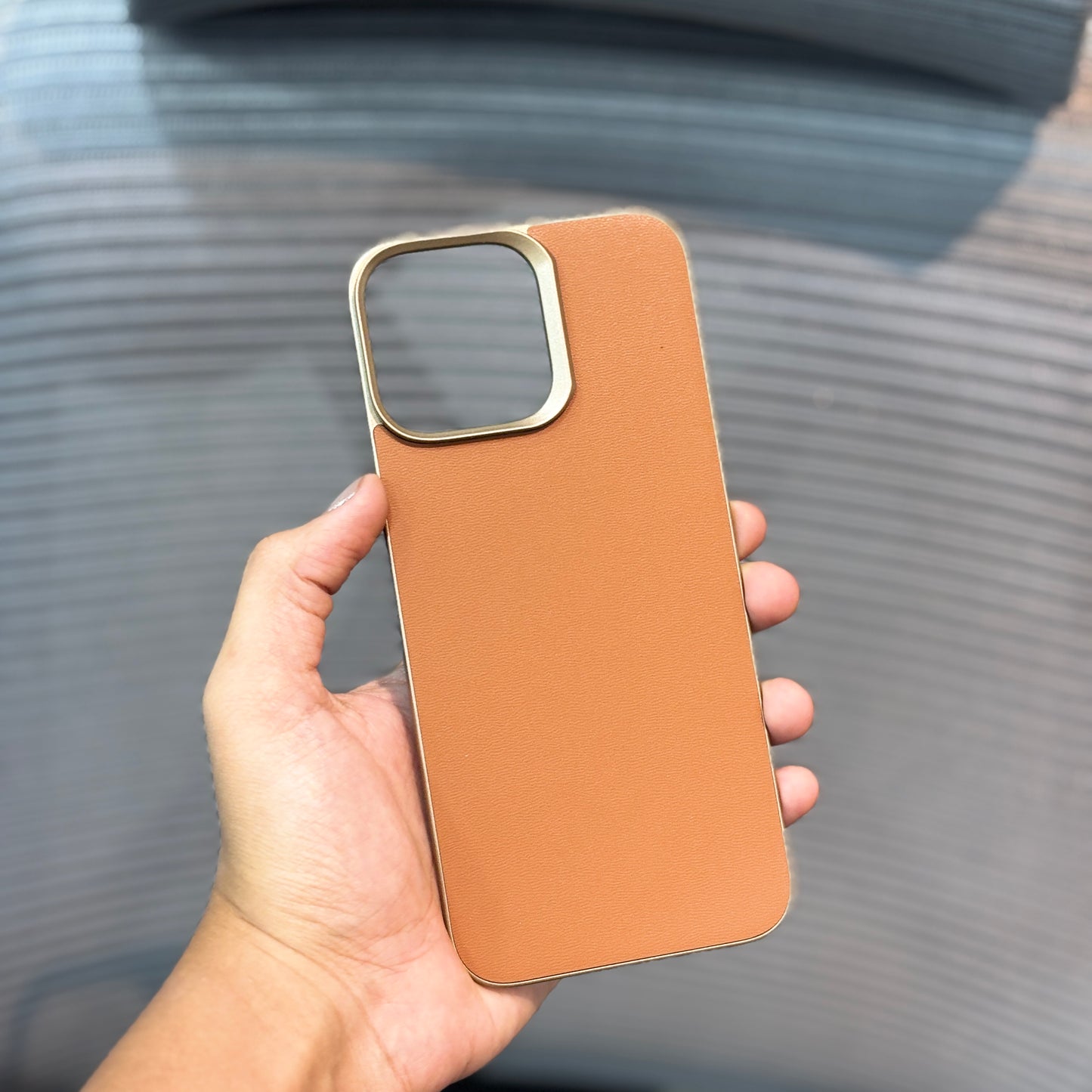 Leather Finish BackPlane MagSafe iPhone 15 & 16 Series Case