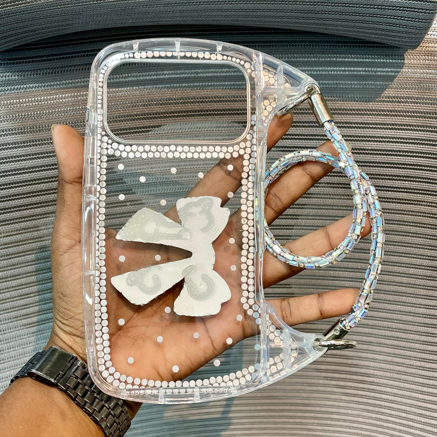 BowLuxe Stone Sling iPhone 17 Series Case