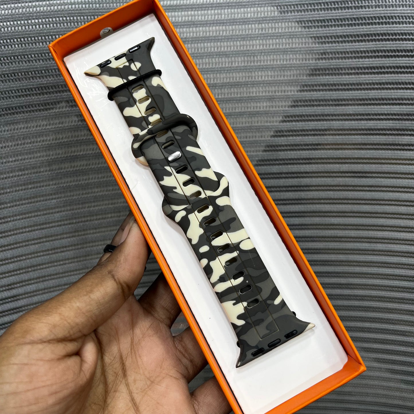 Camouflage PressLock iWatch Strap