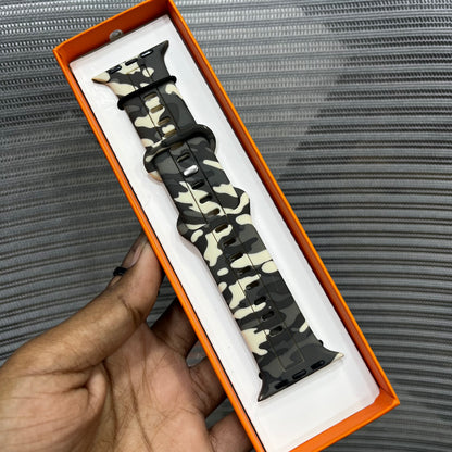 Camouflage PressLock iWatch Strap