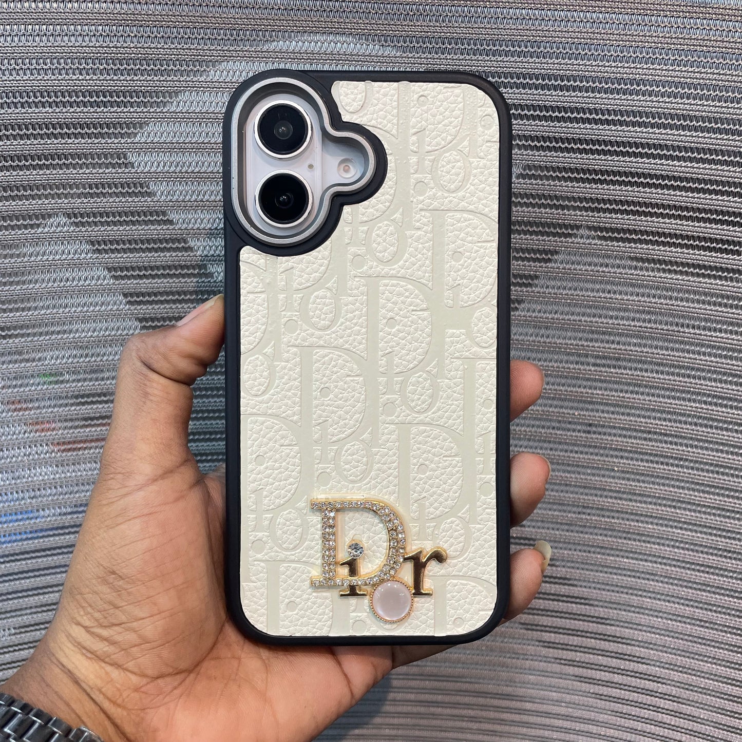 LogoLuxe Leather iPhone Case